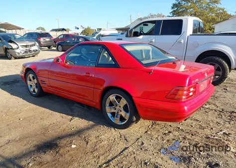 2000 Mercedes-Benz Sl 500 из США, поврежденный, VIN WDBFA68F7YF190261